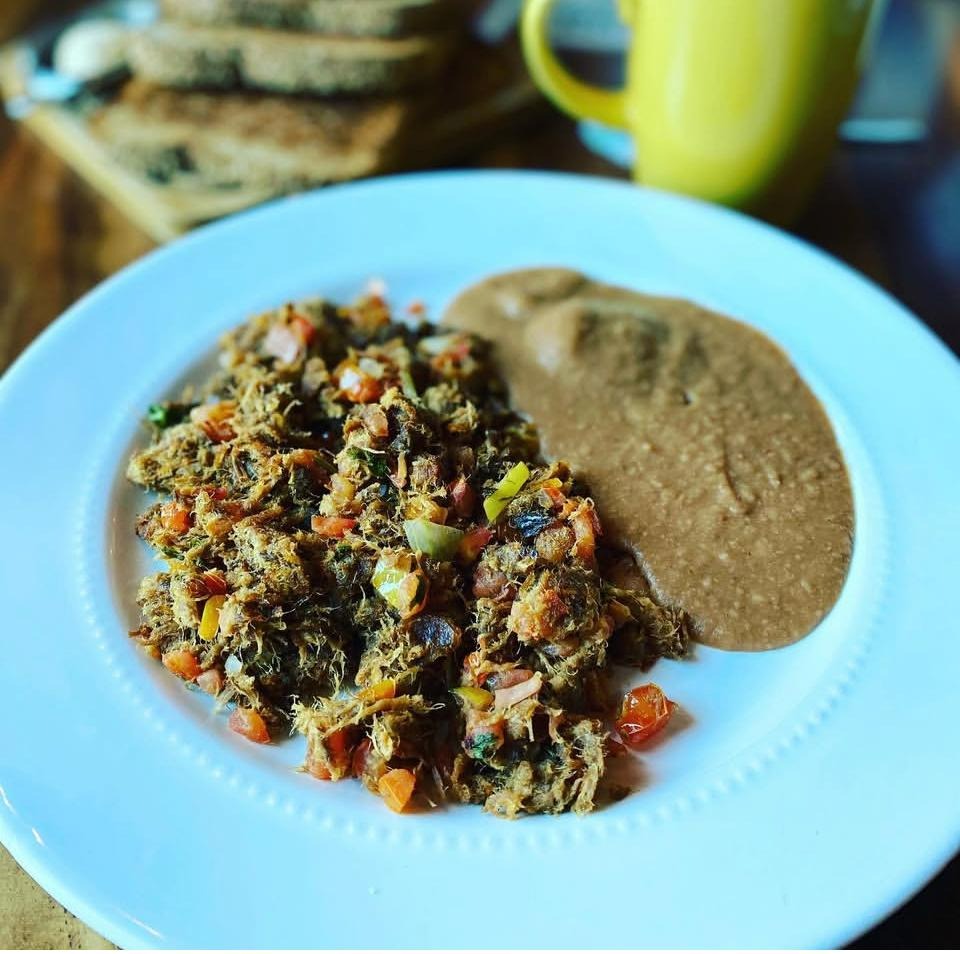 Machaca con Verdura Platillo